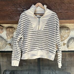 JAG striped half-zip sweatshirt